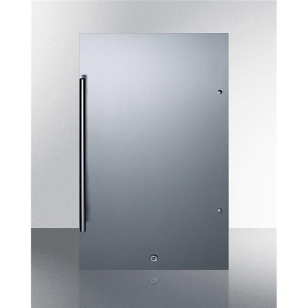 SUMMIT APPLIANCE Summit Appliance SPR196OS Shallow Depth Outdoor Built-In All-Refrigerator SPR196OS